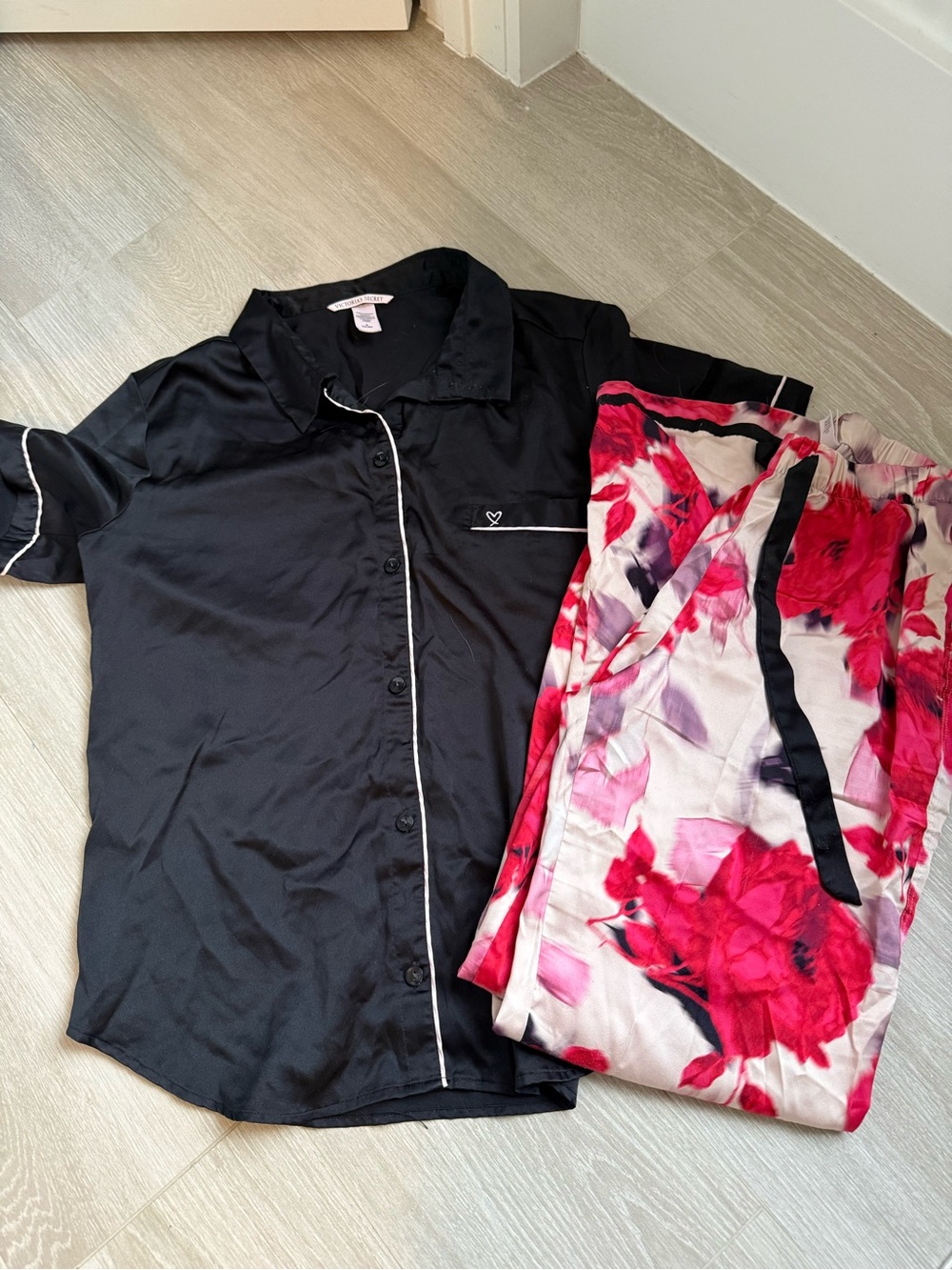 Victorious Secret Satin Pajama Set